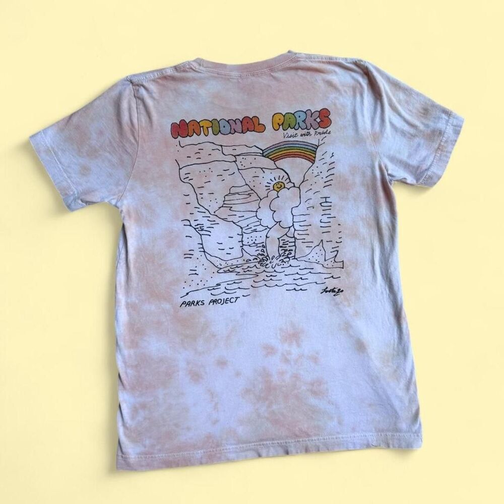 Parks Project tie dye pride T-shirt - Picture 3 of 5